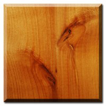Knotty Alder finish sample