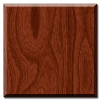 Mahogany finish sample