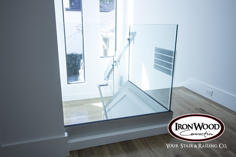 Glass railing by Ironwood Connection