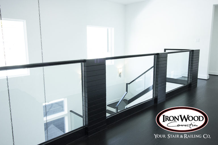 Glass railing by Ironwood Connection