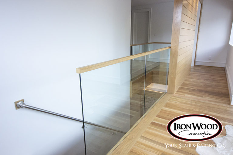 Glass railing by Ironwood Connection