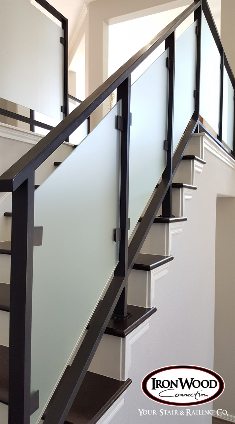 Floating staircase by Ironwood Connection