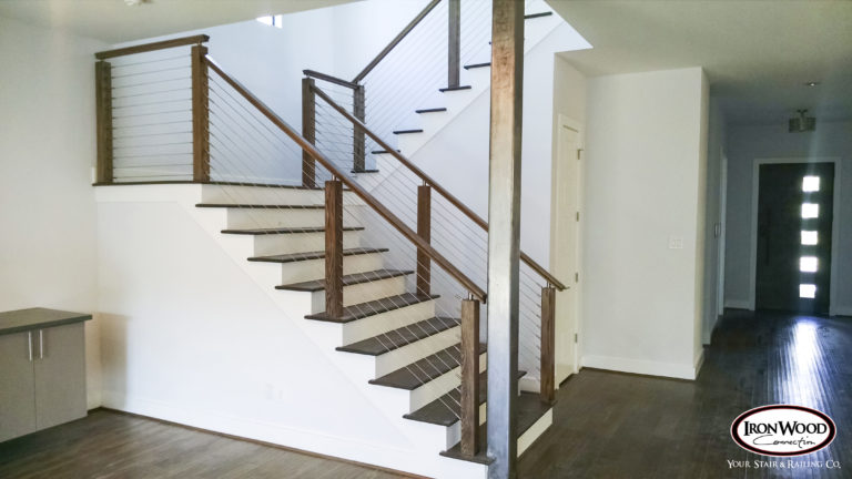 Glass railing by Ironwood Connection