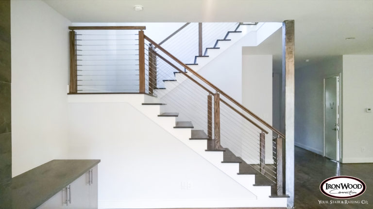 Glass railing by Ironwood Connection