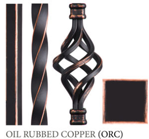 Oil Rubbed Copper finish sample