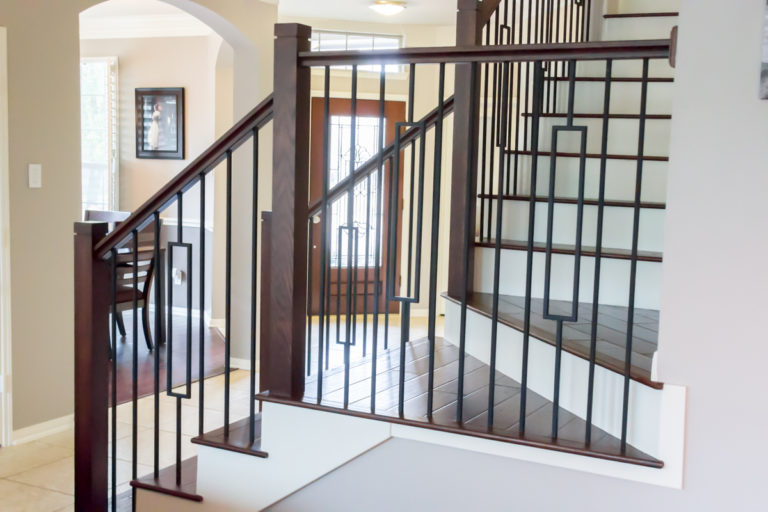 Iron baluster remodel by Ironwood Connection
