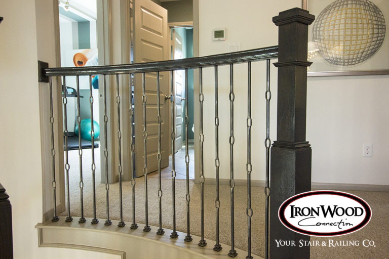 Iron baluster remodel by Ironwood Connection