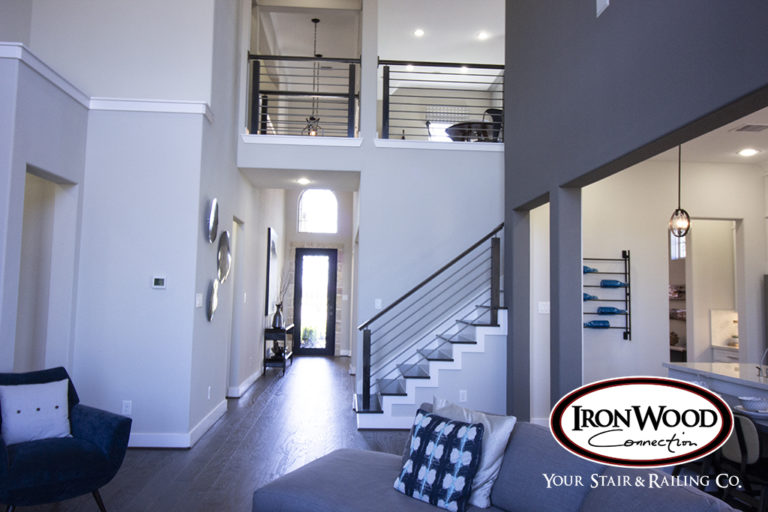 Iron baluster remodel by Ironwood Connection