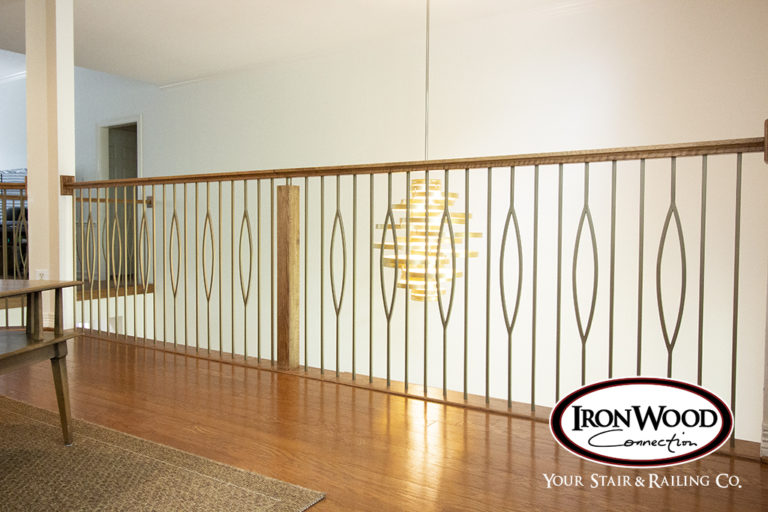 Iron baluster remodel by Ironwood Connection