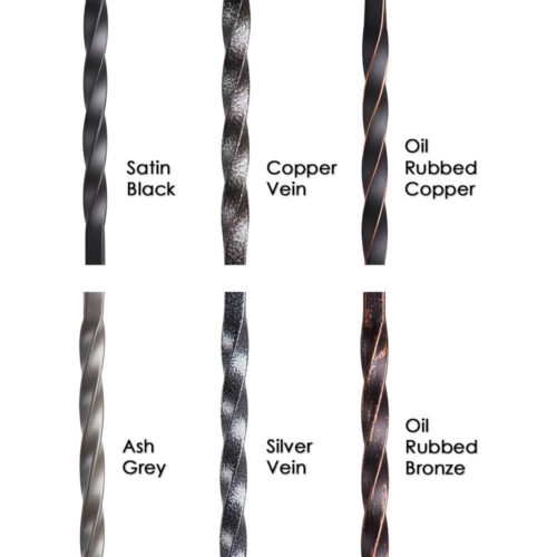 16.1.21-T Long Twist Hollow Iron Baluster - Image 3