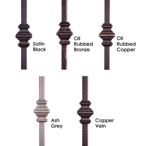 16.1.35-T Double Knuckle Hollow Iron Baluster - Image 3
