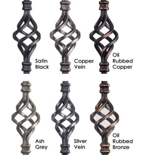 16.1.3-T Single Basket Hollow Iron Baluster - Image 3