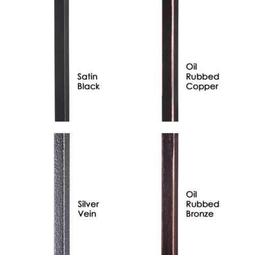 16.5.8 Plain Square Bar Iron Newel - Image 3