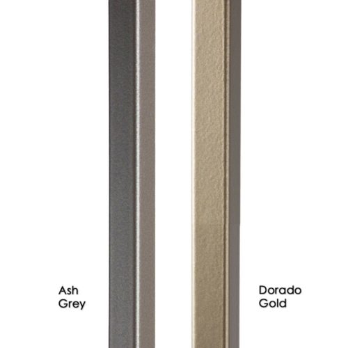 16.5.8-T Plain Square Bar Iron Newel Hollow - Image 3