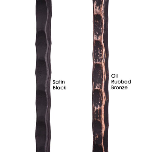2.9.20 Plain Square Hammered Iron Baluster - Image 3