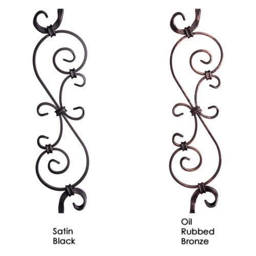 2.9.8 Large Spiral Scroll Iron Baluster - Image 3