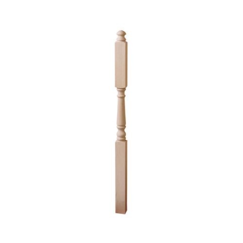 4045 Landing Newel Post – Red Oak