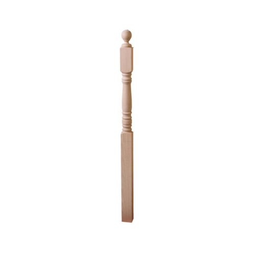 4301 3″ x 54″ Newel Post – Red Oak