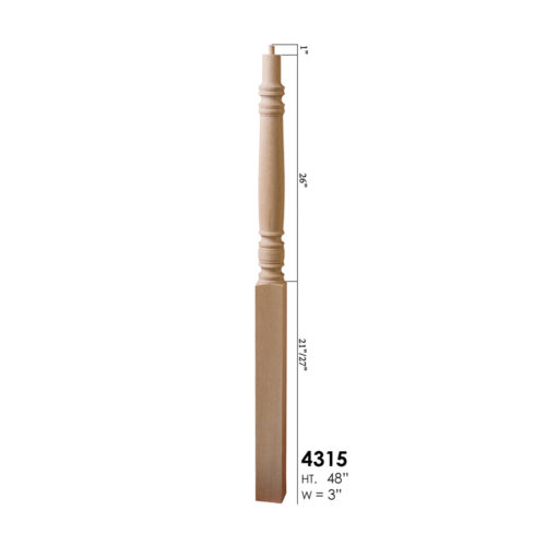4315 Pin Top – Red Oak