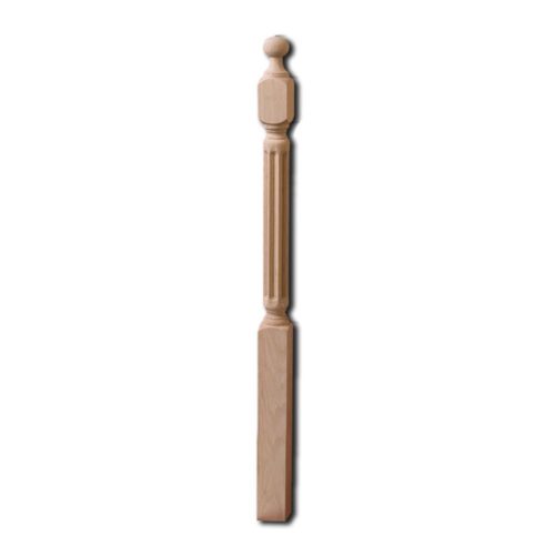 4485-5 Column Newel Post Red Oak – Red Oak