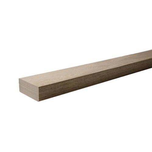6060 Slim Modern Wood Handrail – Red Oak