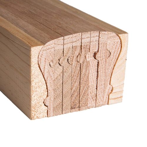 6210 Bending Handrail – 4 FT Wood Handrail