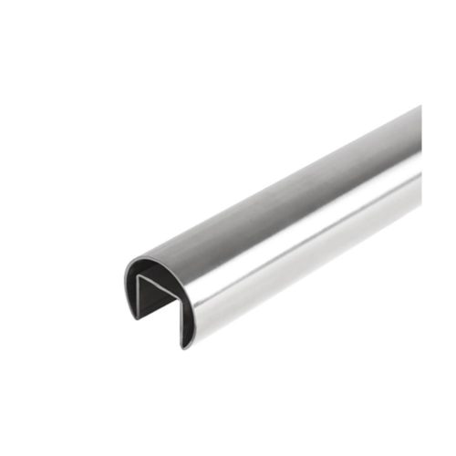 Round Glass Cap Rail – 42.4 mm x 5000 mm