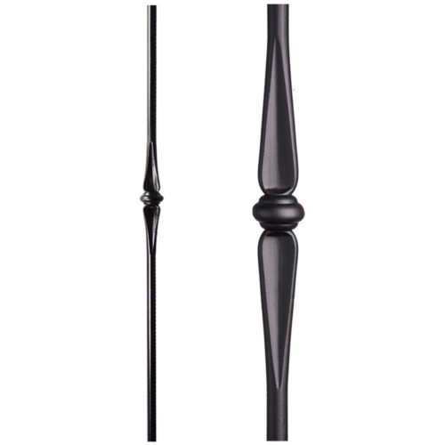 1.1.19 Single Tapered Knuckle Iron Newel