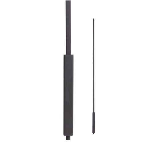 Foundation Iron Baluster - Satin Black - 1/2" Sq. Baluster with 1" Sq. Base