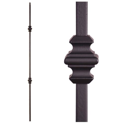 16.8.11 Double Knuckle Hollow Iron Baluster