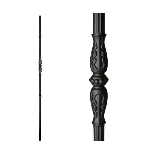 18.2.1-T Single Decorative Knuckle Iron Baluster