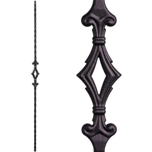 2.9.3 Single Diamond Iron Baluster