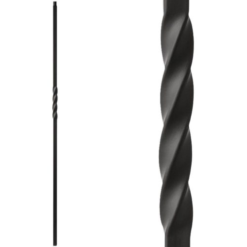 34.1.1-T MEGA Single Twist Hollow Iron Baluster