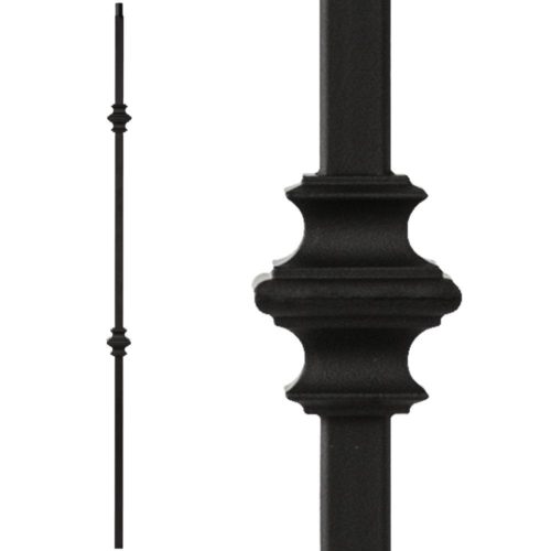 34.1.35-T MEGA Double Knuckle Hollow Iron Baluster