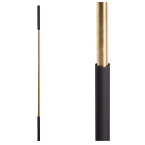 SoHo - Satin Black Base on Brass Baluster - Image 3