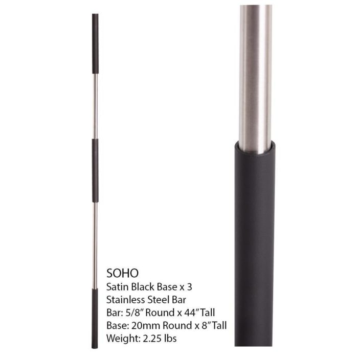 sohossbarstbbase3xtext.jpg | Ironwood Connection | Stair & Railing Company
