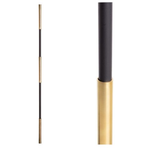 SoHo - Brass Base on Satin Black Baluster - Image 5