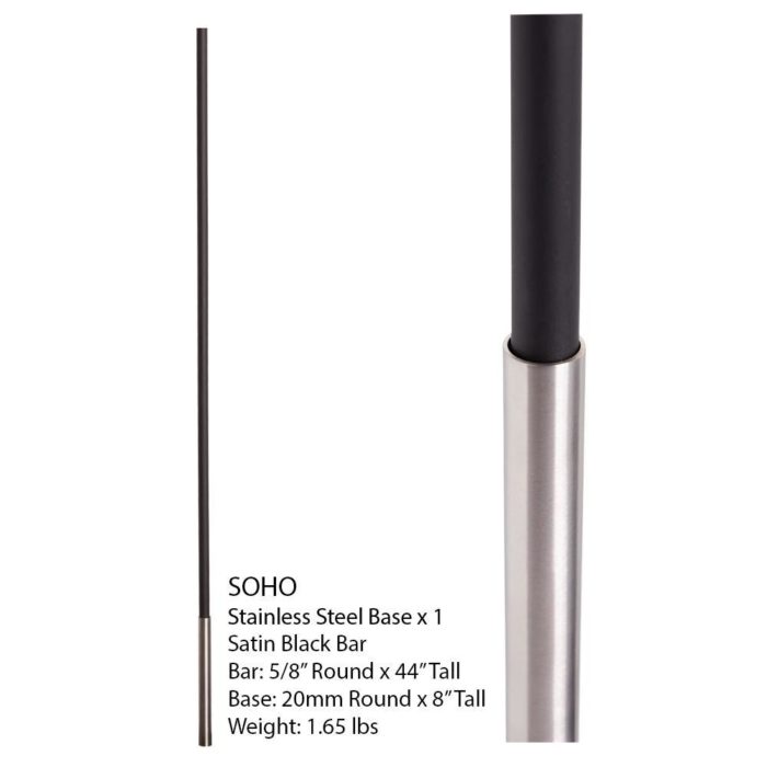 sohostbbarssbase1xtext.jpg | Ironwood Connection | Stair & Railing Company