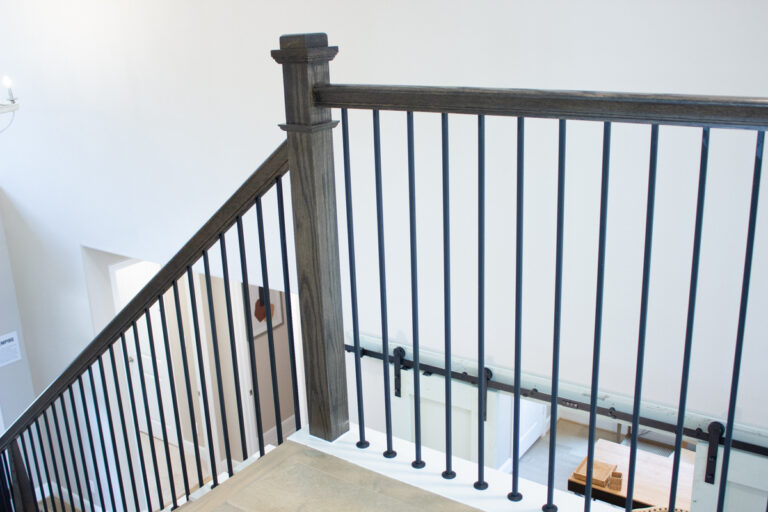 Modern square balusters by Ironwood Connection