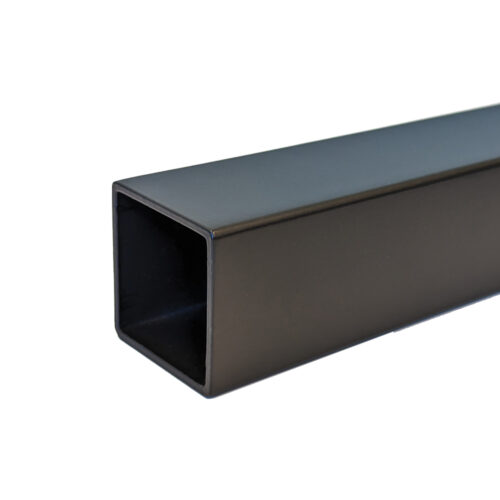 40 x 40 x 2 mm Square Tube Handrail – Satin Black