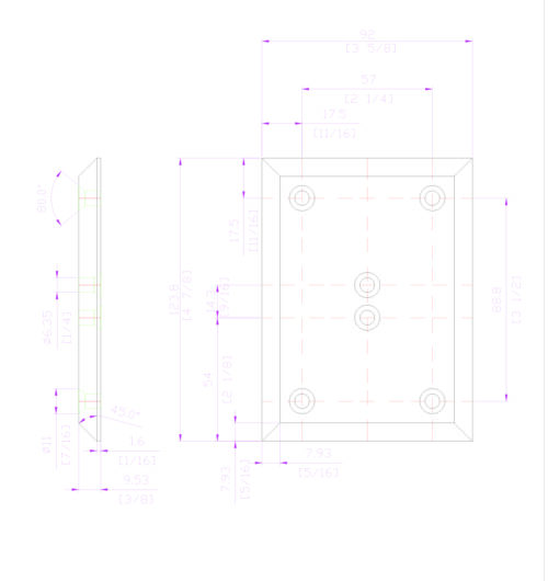 7033-C - Chamfered Rosette - Image 4
