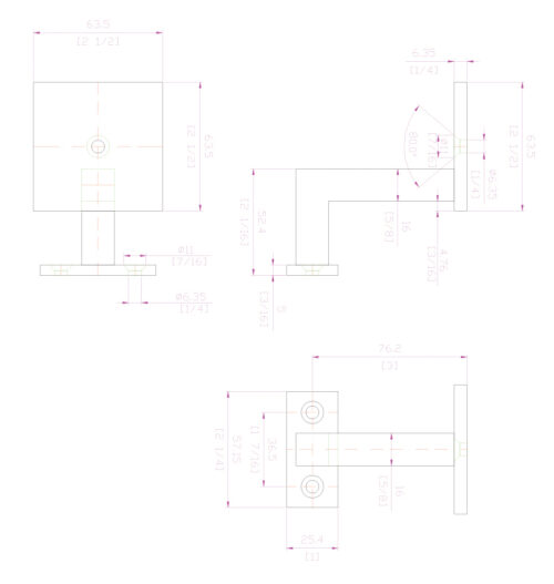 3004 - Modern Handrail Bracket - Image 4