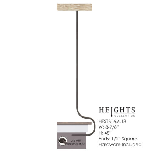 HFSTB16.6.18 – Circular Wall Mount Iron Baluster
